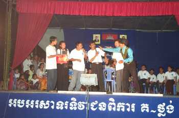 A stand-up comedy routine